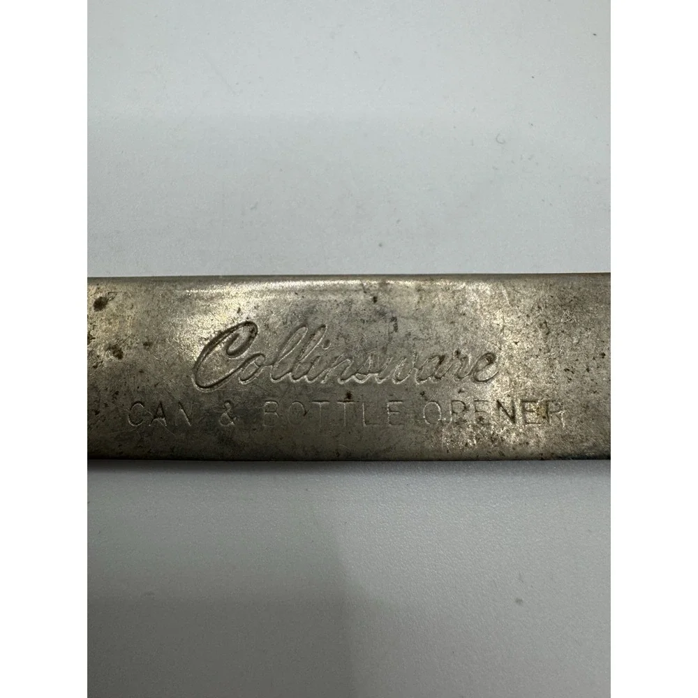 Vintage 1960s Collinsware Can & Bottle Opener Collins Bros., Chicago 4.5